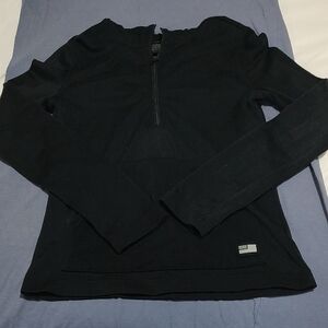 The Limited Black Zip-Up Sweater